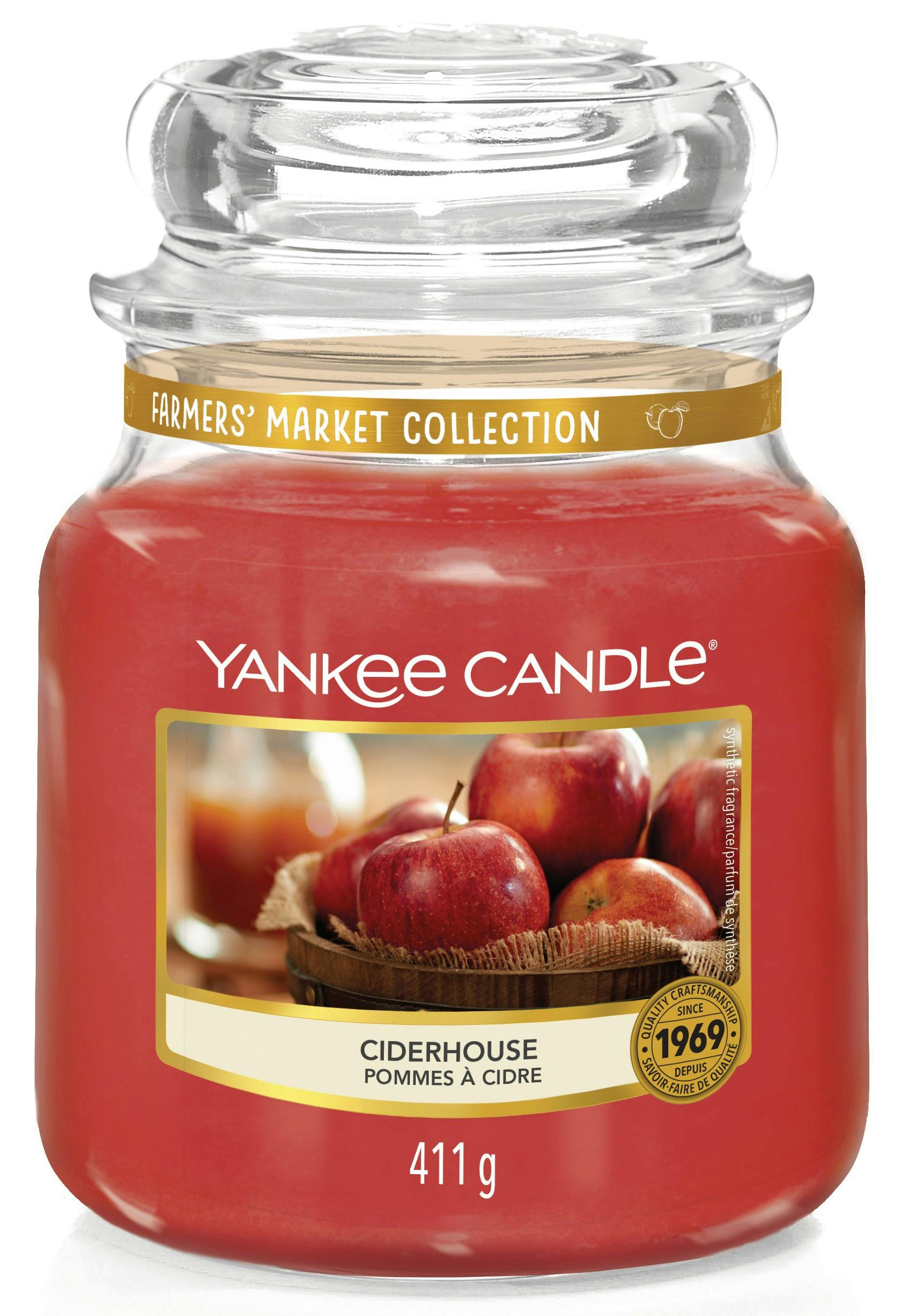 Pommes à Cidre bougie parfumée moyenne jarre YANKEE CANDLE