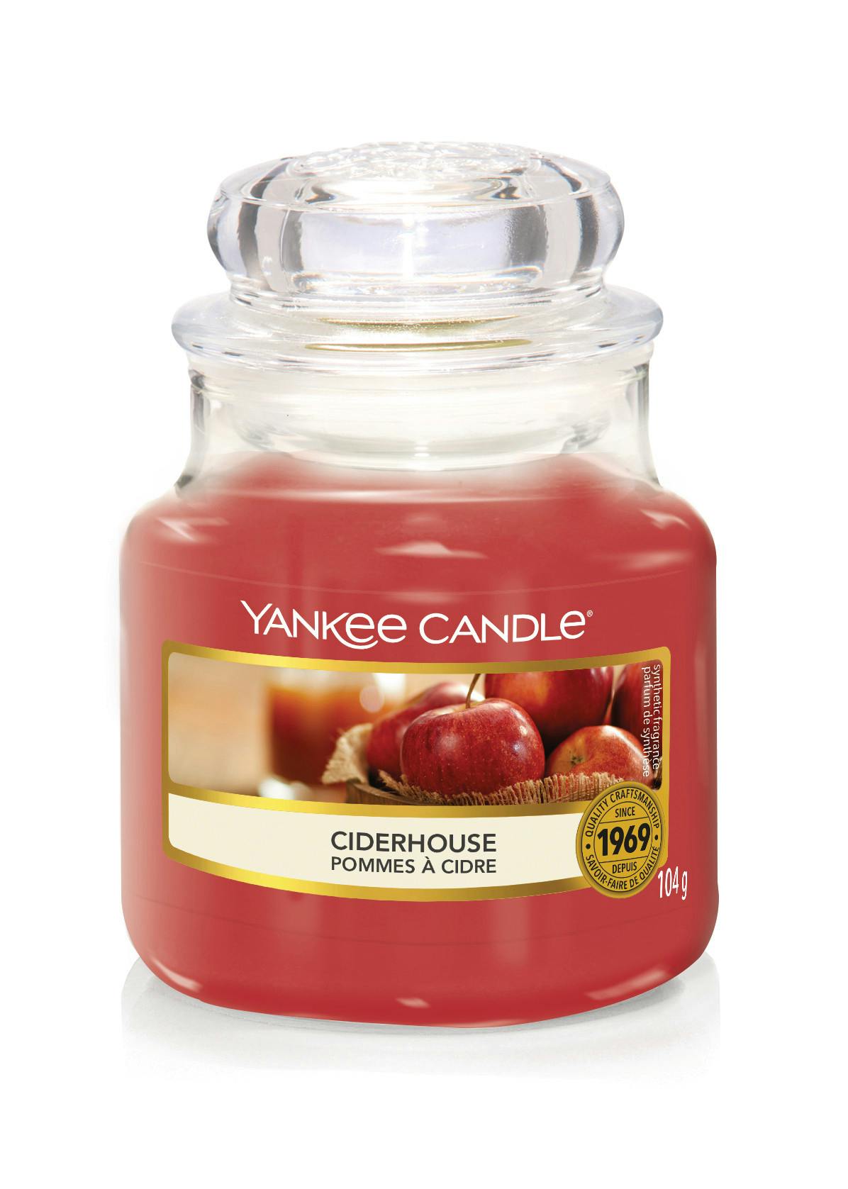 Pommes à Cidre bougie parfumée petite jarre YANKEE CANDLE