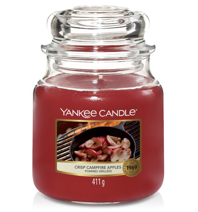 Pommes grillées bougie parfumée moyenne jarre YANKEE CANDLE