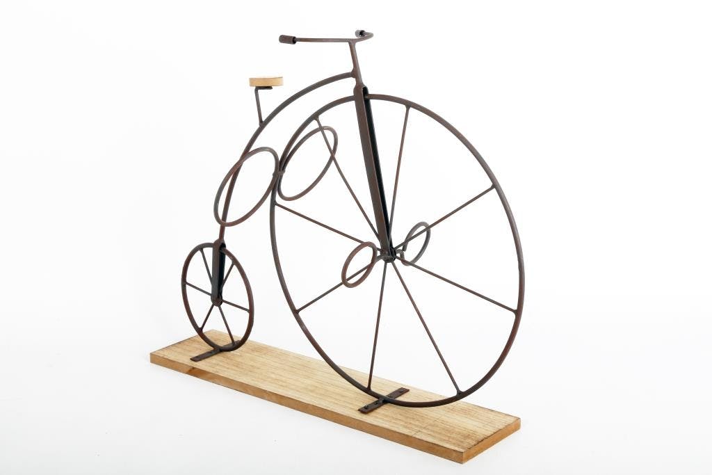 Porte bouteilles velocipède 51x43cm