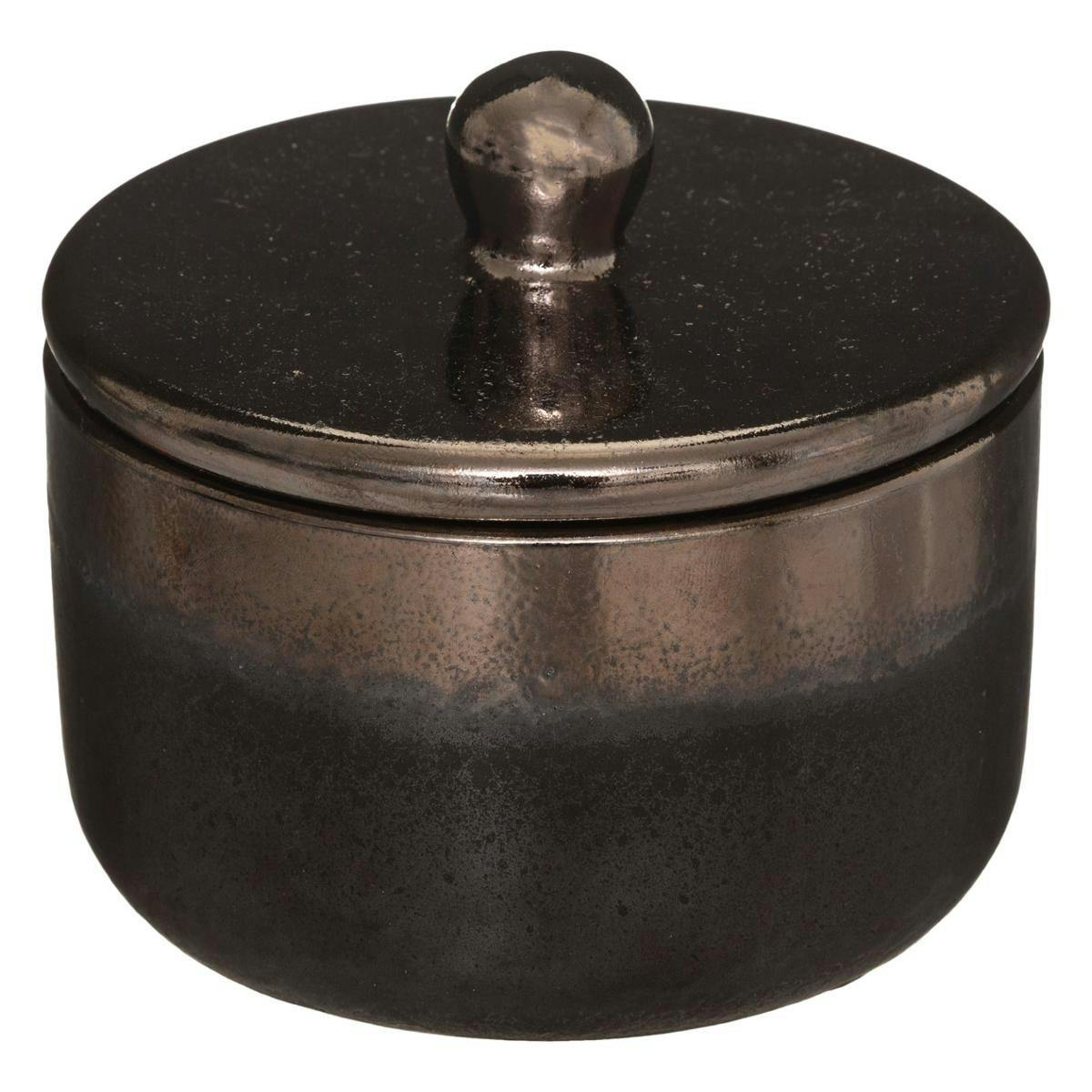 Pot en céramique noire