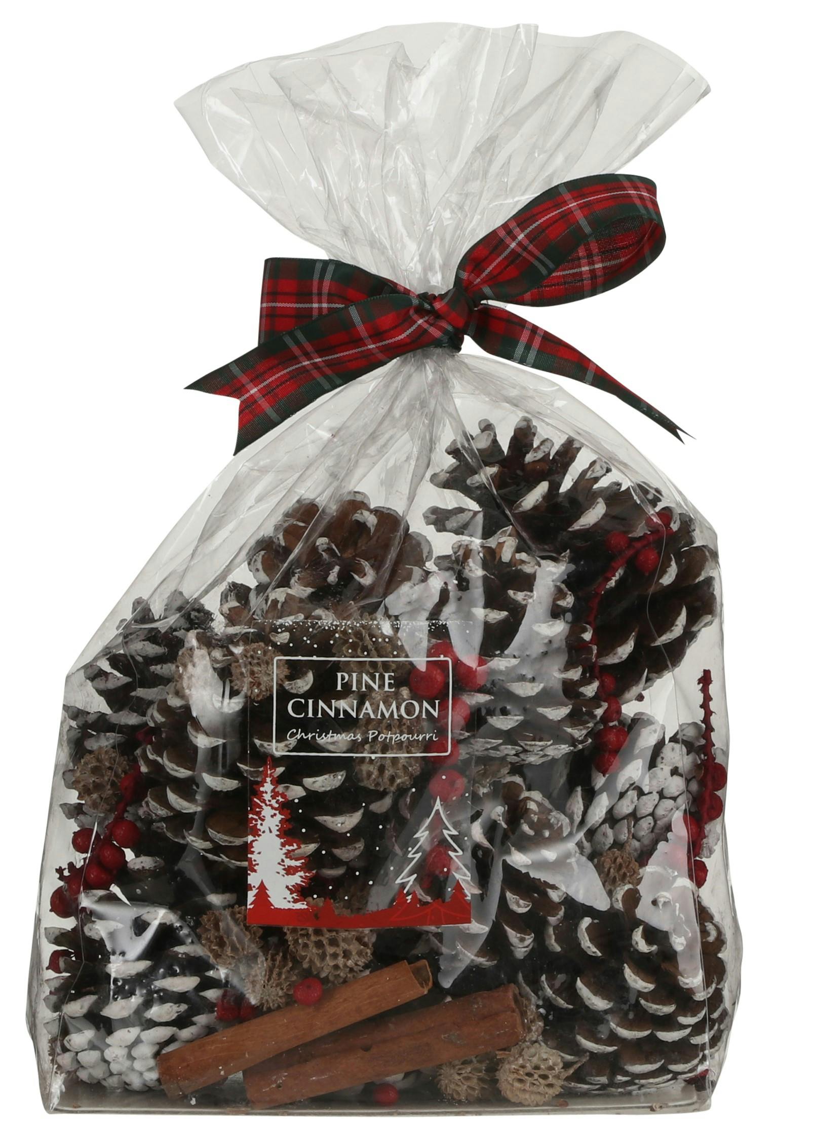 Pot pourri rouge "Pin et Cinnamon"