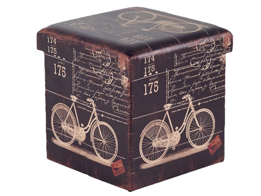 Pouf coffre Bike L36xP36xH36 ROTA