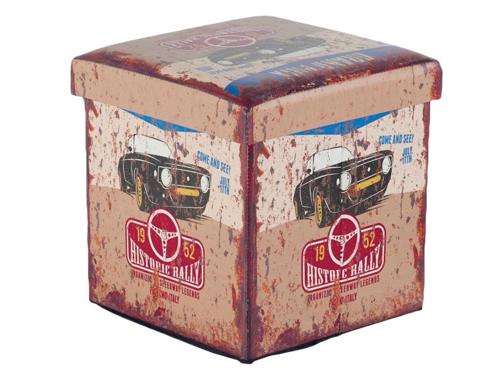 Pouf coffre Grand Prix L36xP36xH36 ROTA