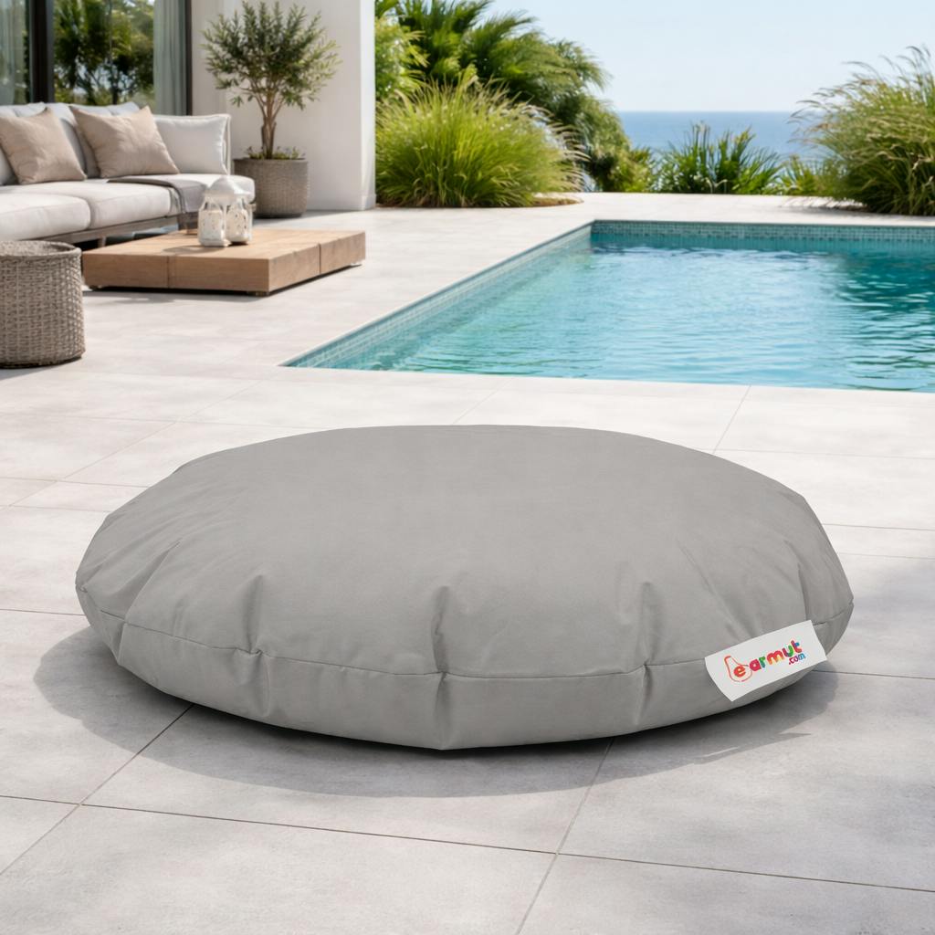 Pouf extérieur imperméable gris 2 positions ARTA