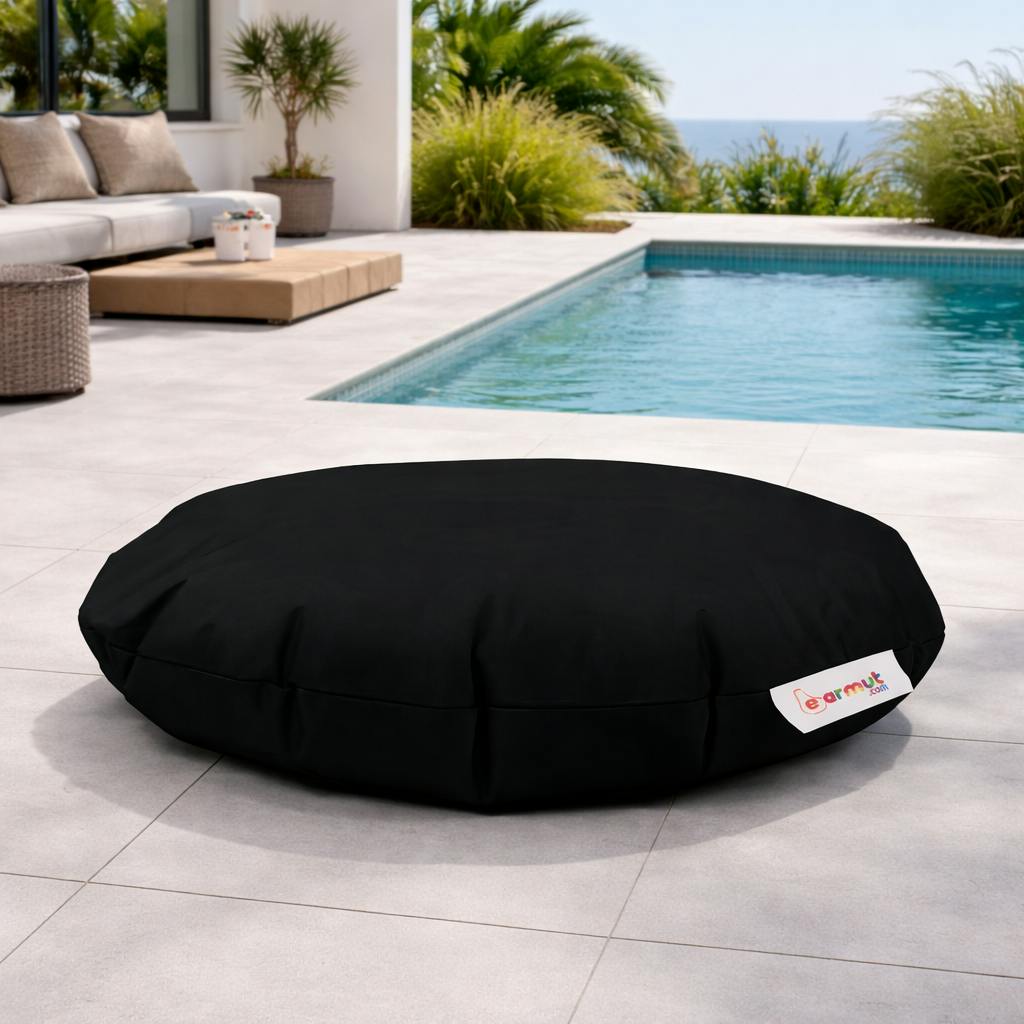 Pouf extérieur imperméable noir ARTA