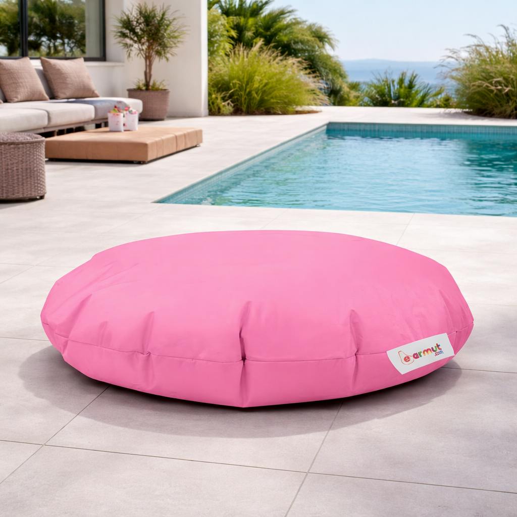 Pouf extérieur imperméable rose 2 positions ARTA