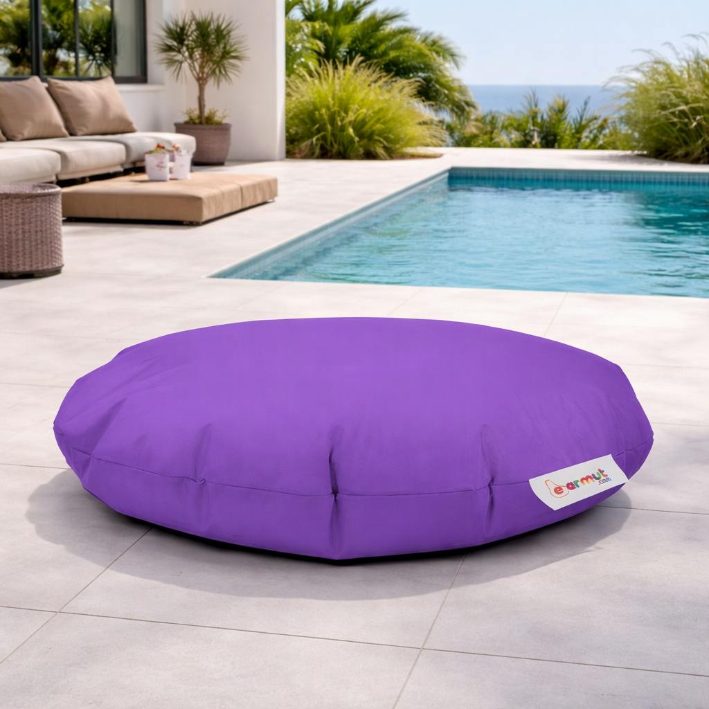 Pouf extérieur imperméable violet ARTA