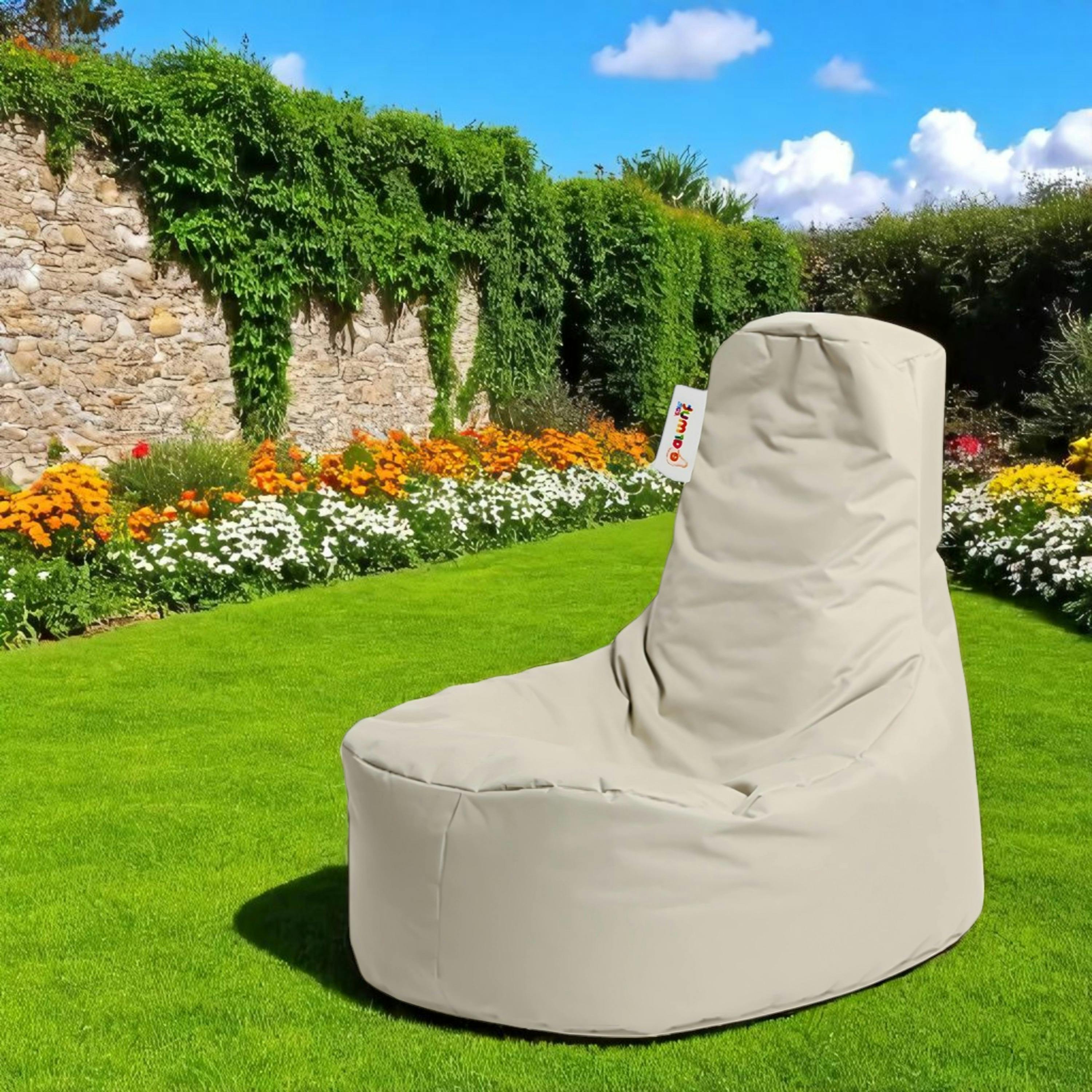 Pouf poire extérieur gris ARTA