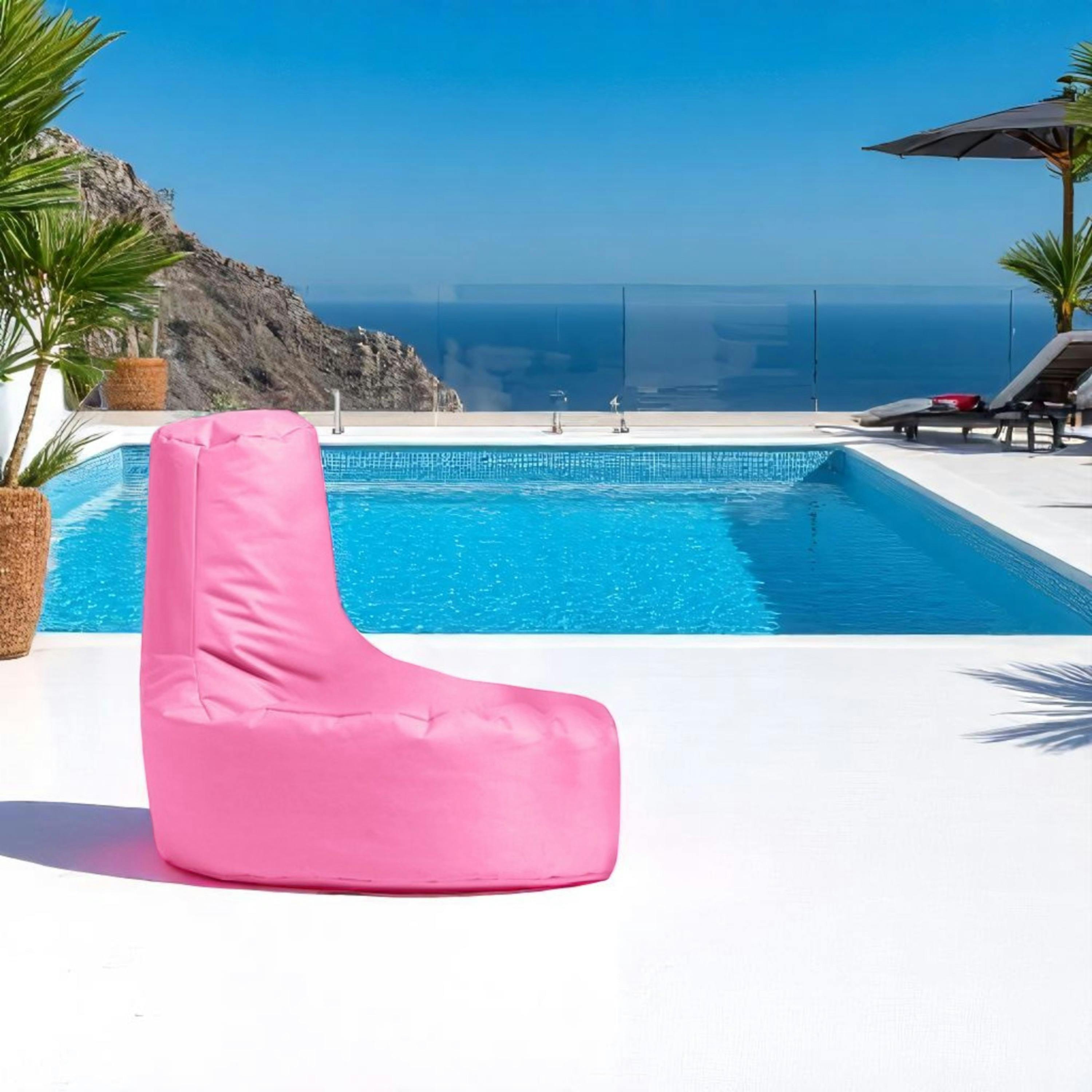 Pouf poire extérieur rose ARTA