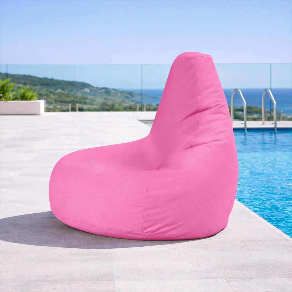Pouf poire extérieur rose ARTA