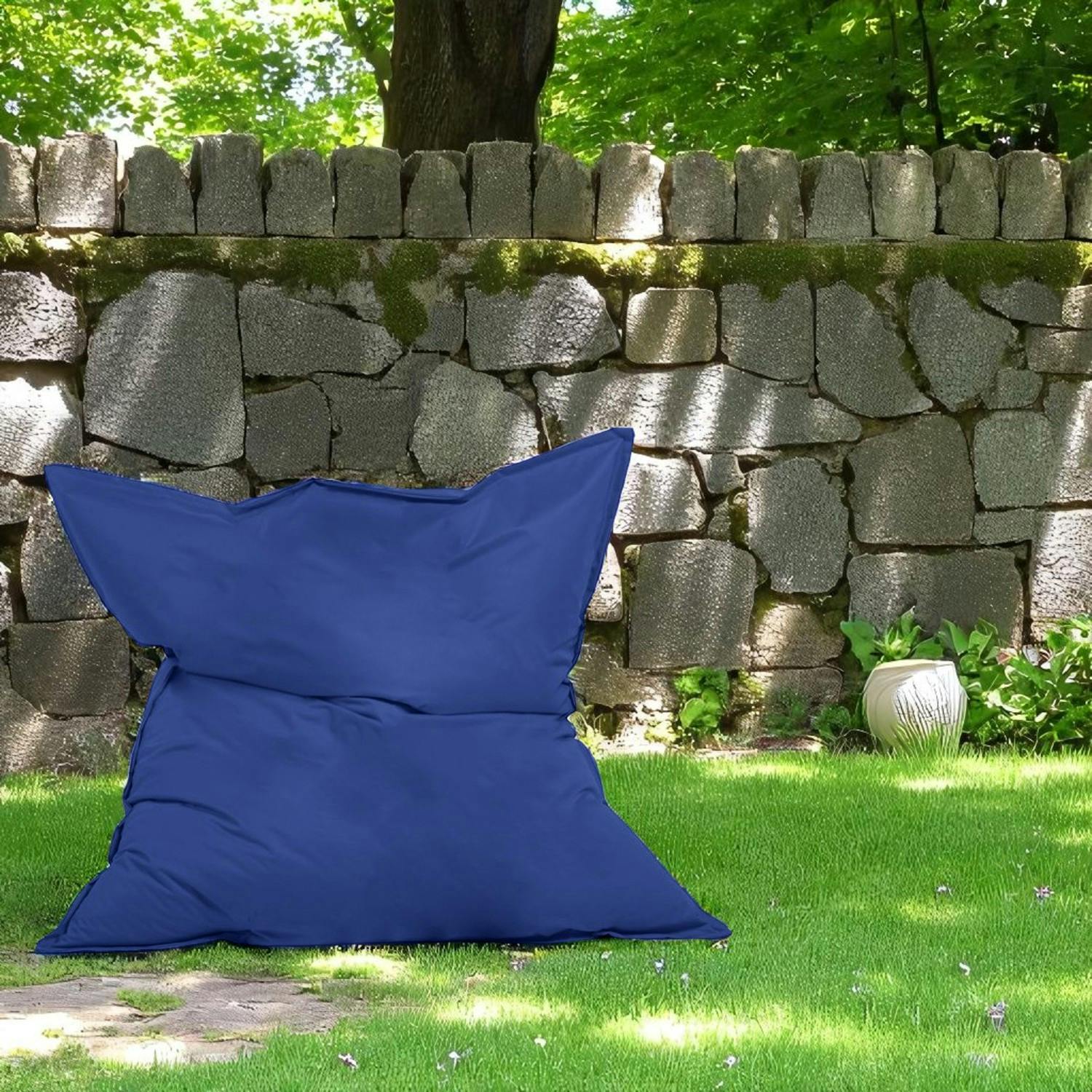 Pouf XXL extérieur bleu 180 cm ARTA