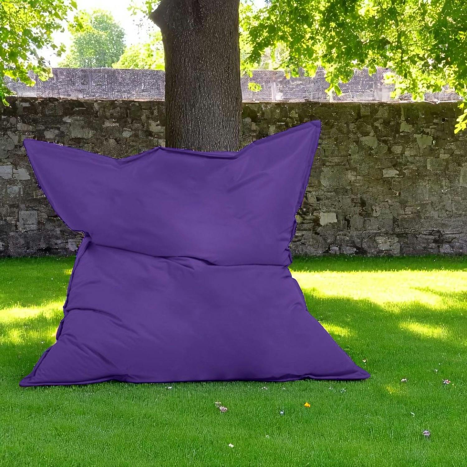 Pouf XXL extérieur violet 180 cm ARTA
