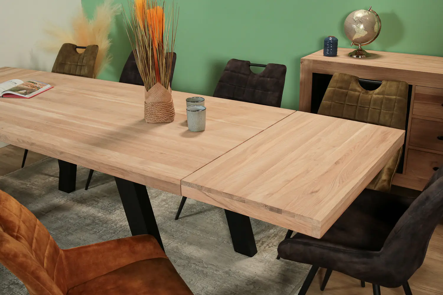 Rallonge de table à manger ATLANTA (pour table repas ATLANTA 180 ...