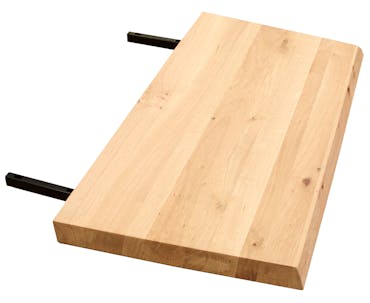  Rallonge pour les tables en chêne blanc 200 cm MESSINE (50 cm)