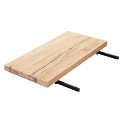 Rallonge pour table extensible en chêne blanc bords droits 200 et 240 cm PALERME