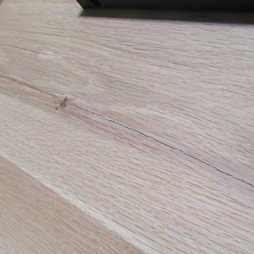 Rallonge pour table rectangulaire en chêne blanc avec poutre centrale 240 cm CORNWALL (50 cm)