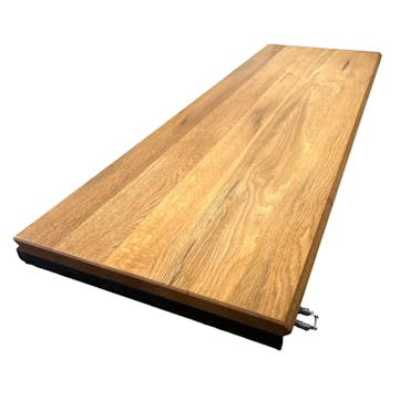  Rallonge pour table ronde et carrée extensible en chêne huilé 130 cm PALERME (40 cm)