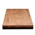 Rallonge pour table ronde extensible en chêne brun 120 cm PALERME (40 cm)
