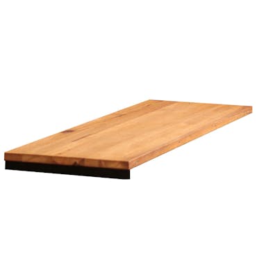  Rallonge pour table ronde extensible en chêne huilé 130 cm PALERME (40 cm)