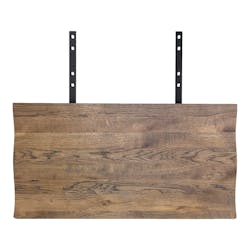 Rallonges en bois de chêne fumé avec bordures naturelles pour table à manger SAVONE 140 cm / 200 cm / 240 cm (lot de 2)