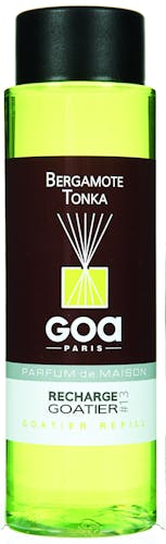 Recharge Bergamote Tonka pour diffuseur de parfum CLEM GOA 250ml