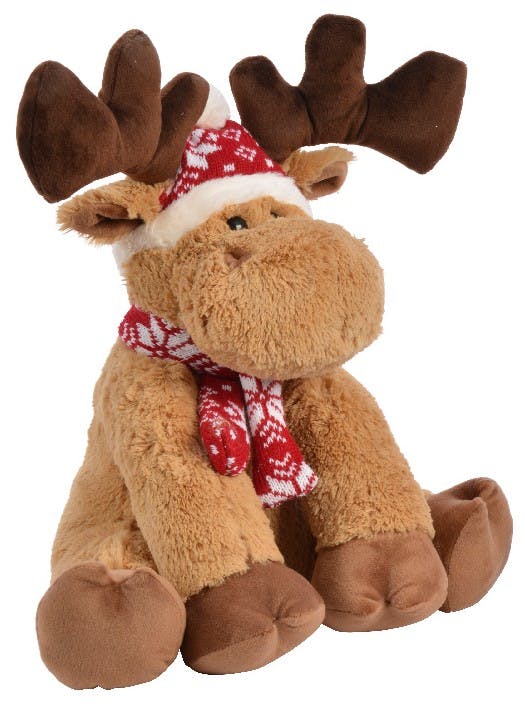 Renne de Noël  écharpe rouge