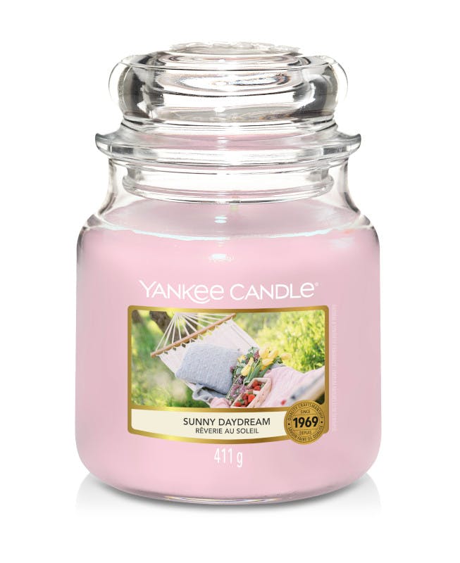 Rêverie au soleil bougie parfumée moyenne jarre YANKEE CANDLE