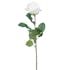 Rose artificielle sur tige couleur blanche 169 cm