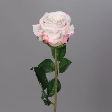 Rose en bouton couleur rose, 56cm