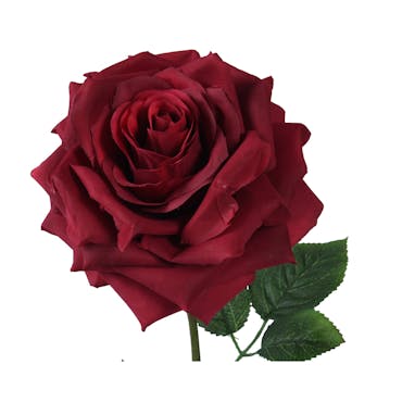  Rose rouge en polyester 53 cm