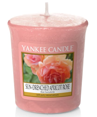 Rose succulente bougie parfumée votive YANKEE CANDLE