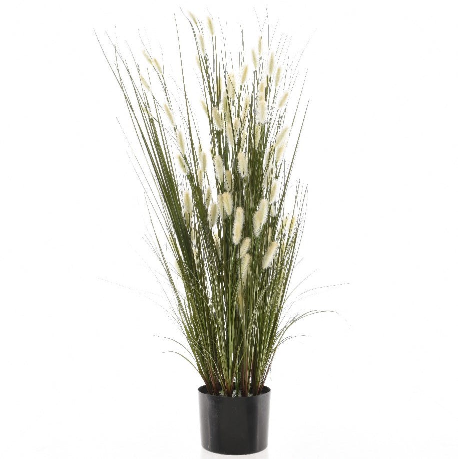 Roseau artificiel en pot 90 cm