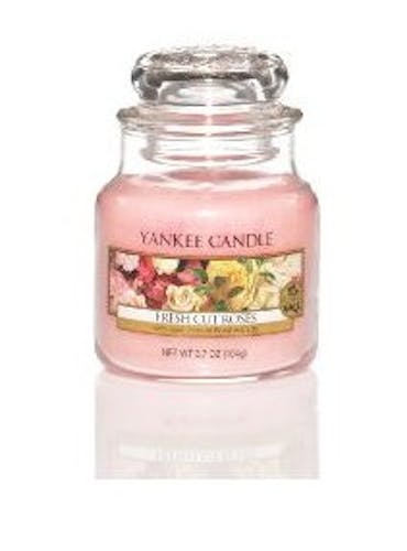 Roses fraichement coupées bougie parfumée petite jarre YANKEE CANDLE
