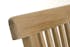 Salon de jardin en teck Table rectangle 120/180 cm et 6 chaises Java pliantes SUMMER