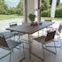 Salon de Jardin Table Teck 200x90cm + 6 chaises empilables DETROIT ref. 30020820