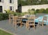 Salon de Jardin Teck Table extensible 180/240 + 6 fauteuils empilables SUMMER ref. 30020846