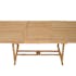 Salon jardin Teck table rectangle 240x120cm 6 chaises SUMMER