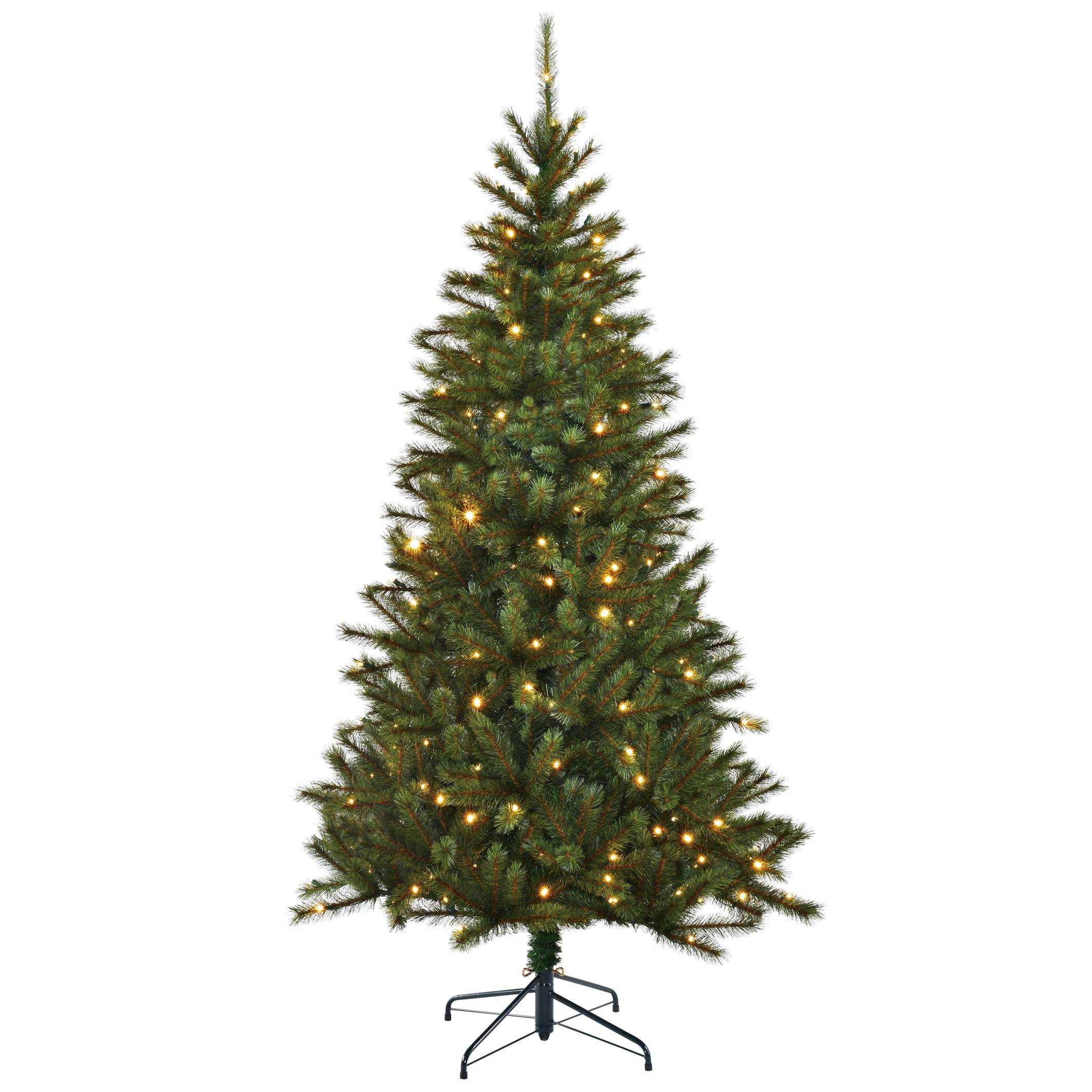 Sapin artificiel vert avec leds 120 cm