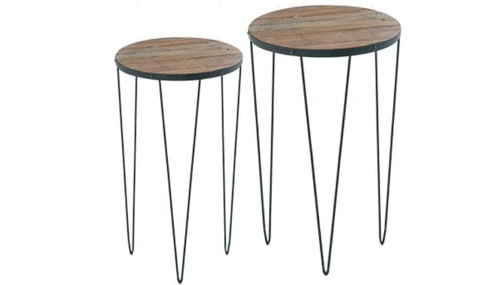 Selettes Industrielles 40/50cm Orme recyclé SYNERGIE (lot de 2)