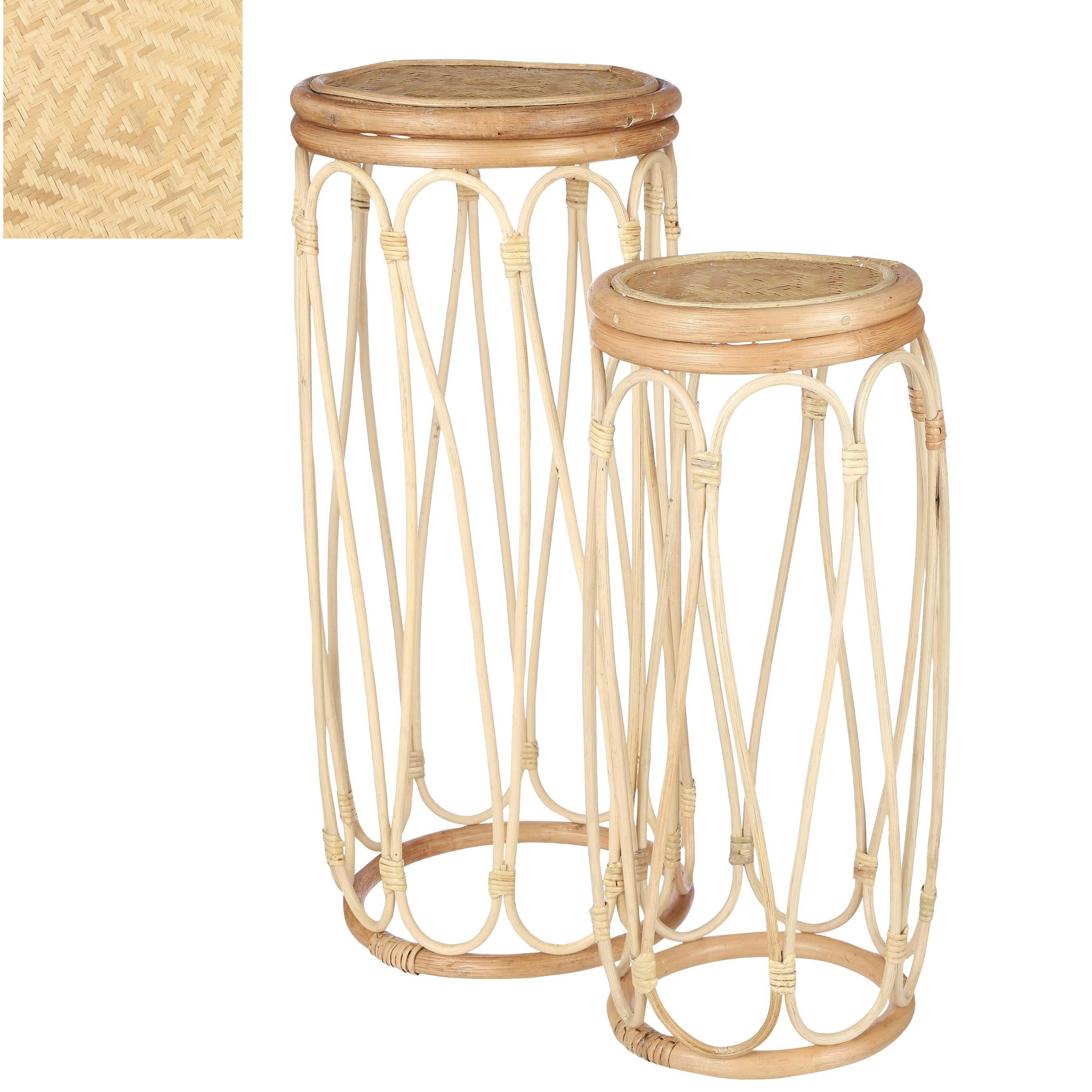 Sellette en rotin ajouré (lot de 2)