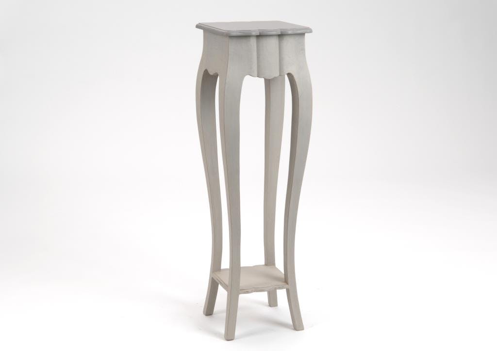 Sellette porte plante bois gris baroque GRAND SIECLE L30xP30xH100 AMADEUS