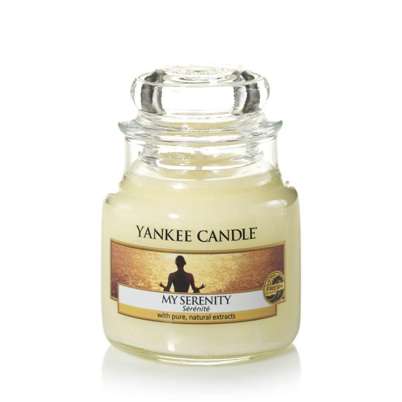 Sérénité bougie parfumée petite jarre YANKEE CANDLE