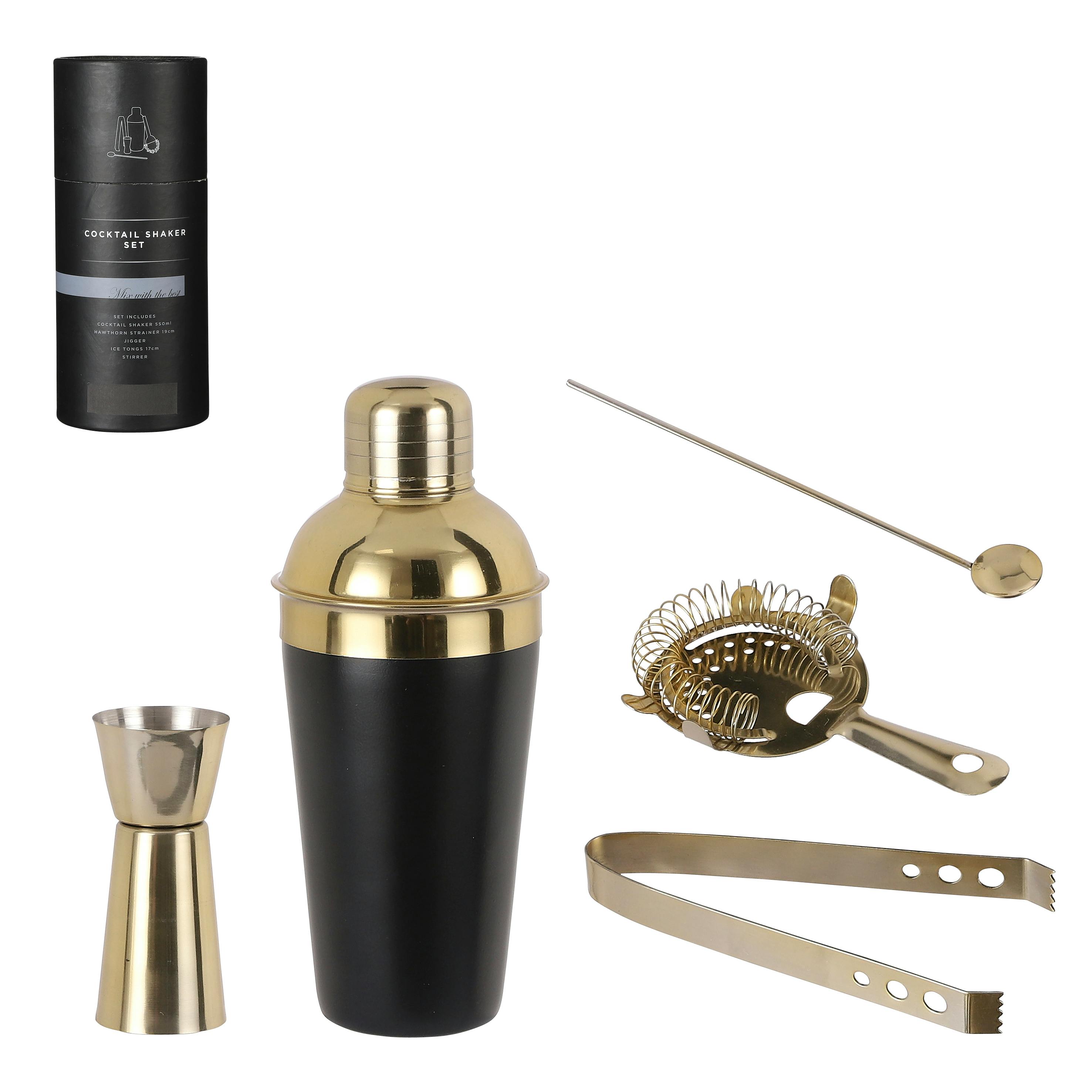 Set à cocktails en inox (5 pièces)