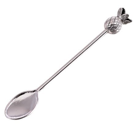 Set de 6 cuillères inox embout ananas
