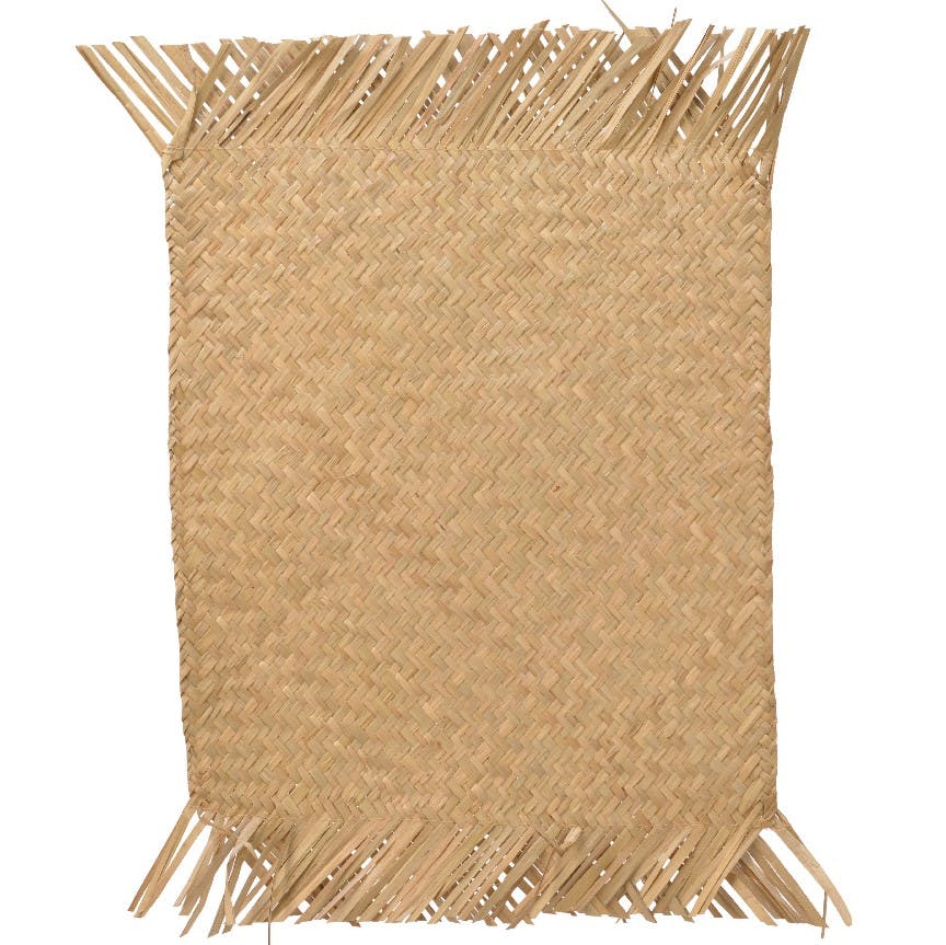 Set de table à franges en fibres naturelles