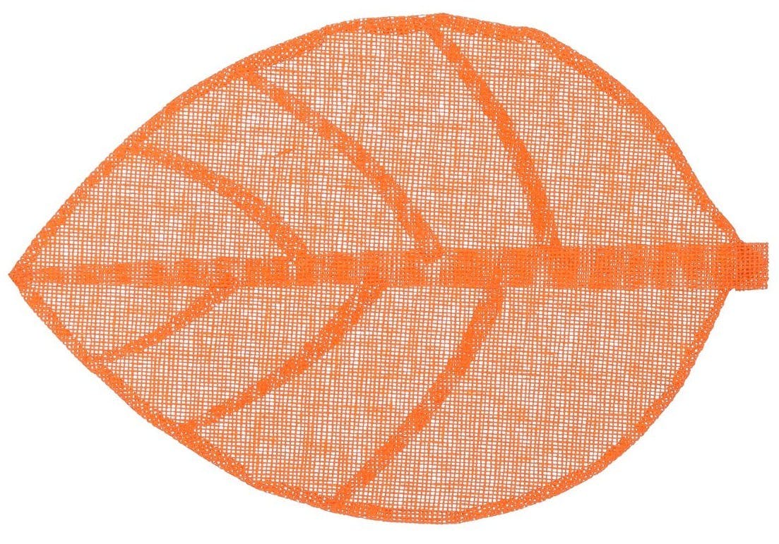 Set de table forme feuille 50 x 33 cm  Orange