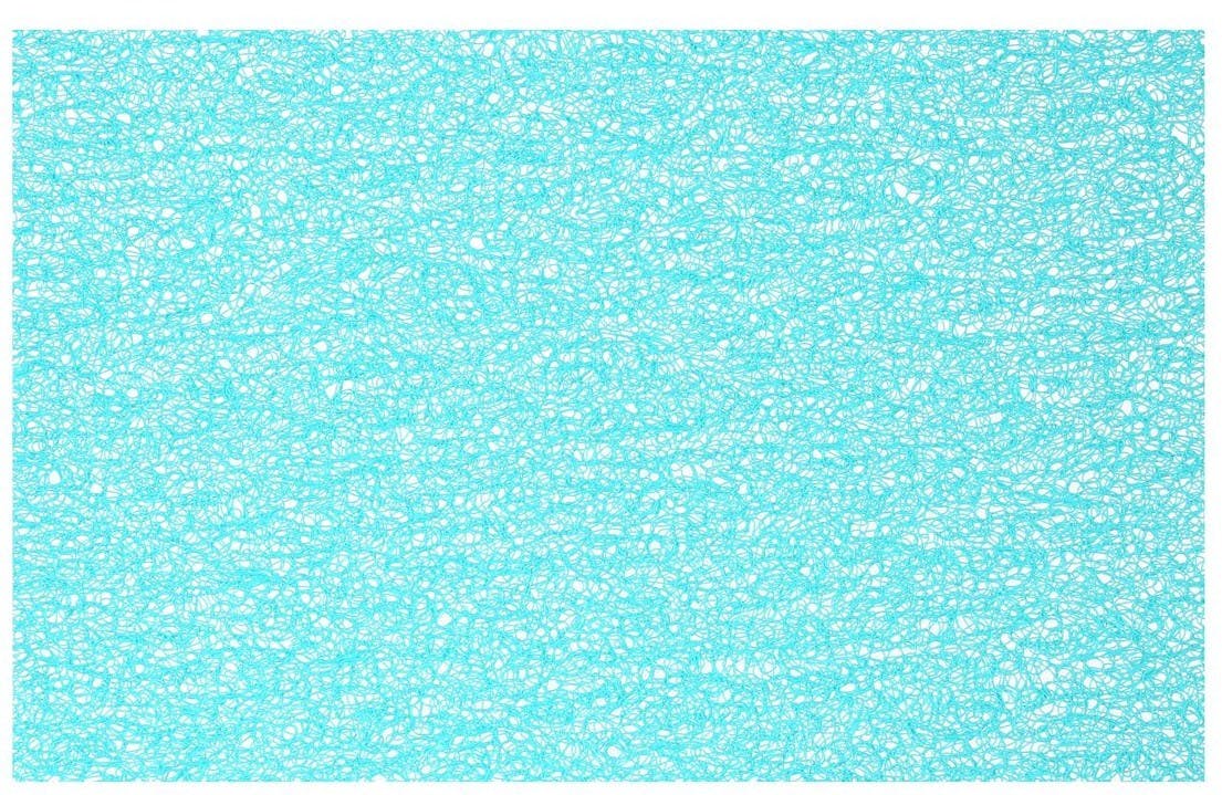 Set de table spaghetti  30 x 45 cm Turquoise