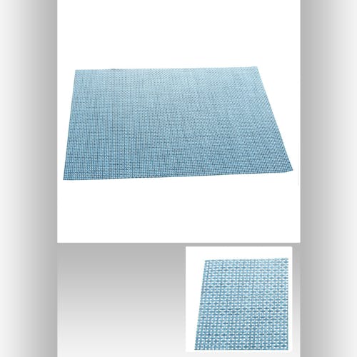 Set de table texaline rectangle 50 x 35,5 cm Bleu