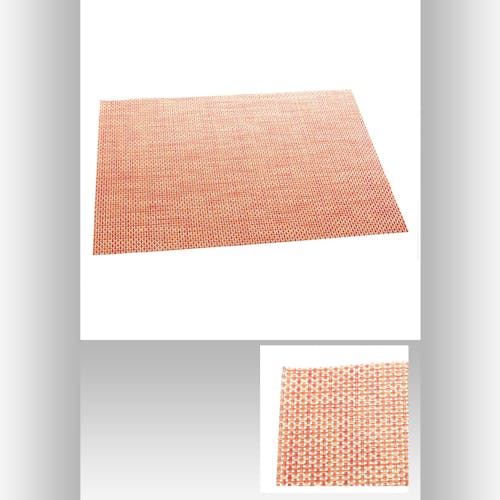 Set de table texaline rectangle 50 x 35,5 cm Orange